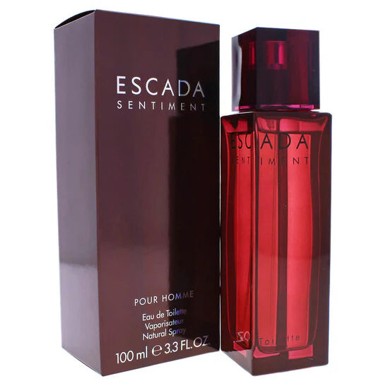 Escada Sentiment Eau De Toilette 3.4 oz for men woody spicy fragrance