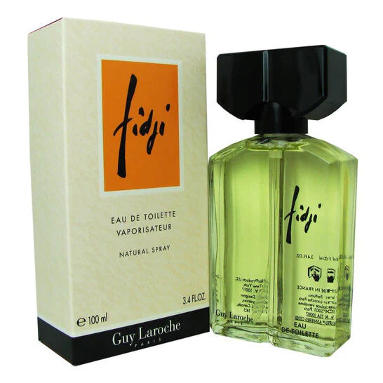 Guy Laroche Fidji Eau de Toilette EDT Spray 3.4 oz 100 ml for Women | Classic Floral Green Fragrance