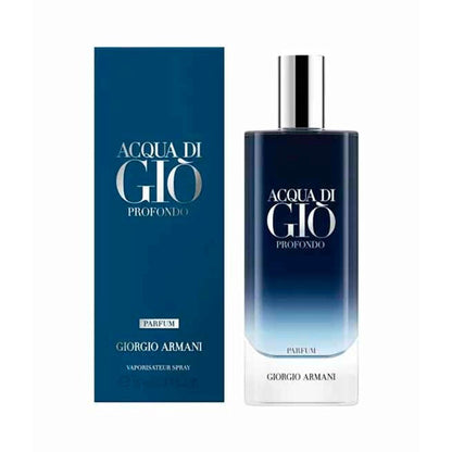 Giorgio Armani Acqua di Giò Profondo Parfum Spray 3.4 oz 100 ml for Men | Deep Aquatic Aromatic Fragrance