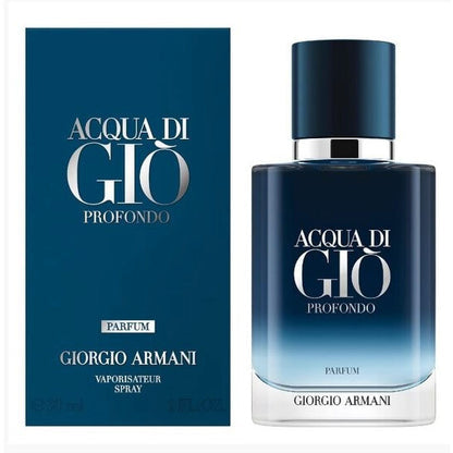 Giorgio Armani Acqua di Giò Profondo Parfum Spray 3.4 oz 100 ml for Men | Deep Aquatic Aromatic Fragrance