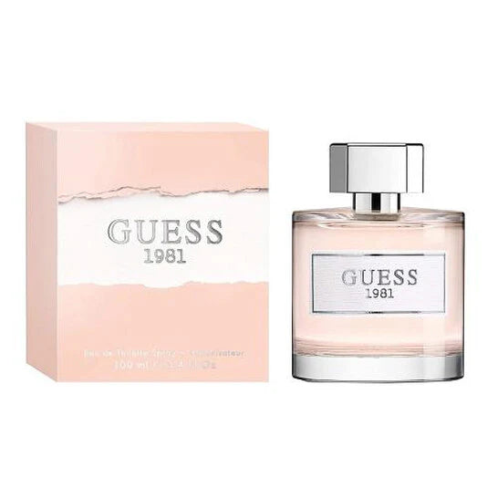 Guess 1981 Eau de Toilette EDT Spray 3.4 oz 100 ml for Women | Soft Floral Woody Musk Fragrance