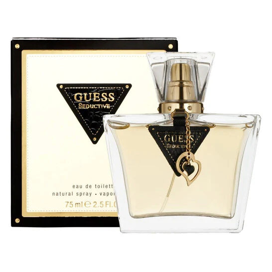 Guess Seductive Eau de Toilette EDT Spray 2.5 oz 75 ml for Women | Soft Floral Woody Musk Fragrance
