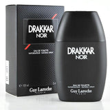Guy Laroche Drakkar Noir Eau de Toilette EDT Spray 3.4 oz 100 ml for Men | Classic Aromatic Fougere Fragrance