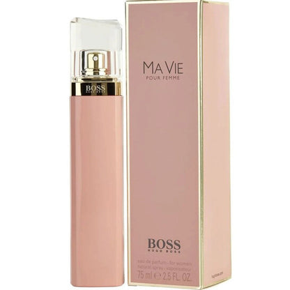 Hugo Boss Ma Vie Eau de Parfum EDP Spray 2.5 oz 75 ml for Women | Soft Floral Elegant Fragrance
