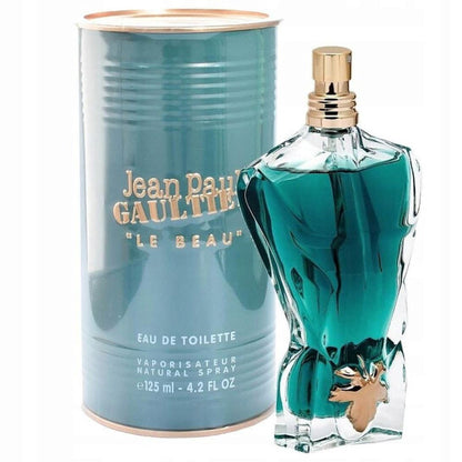 Jean Paul Gaultier Le Beau Eau de Toilette EDT Spray 4.2 oz 125 ml for Men | Fresh Sweet Woody Fragrance