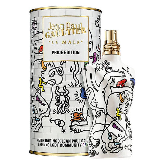 Jean Paul Gaultier Le Male Pride Edition Eau de Toilette EDT Spray 4.2 oz 125 ml for Men | Fresh Aromatic Woody Fragrance