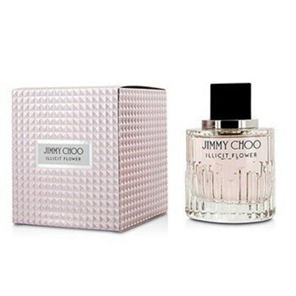 Jimmy Choo Illicit Flower Eau de Toilette EDT Spray 3.4 oz 100 ml for Women | Soft Floral Musky Fragrance