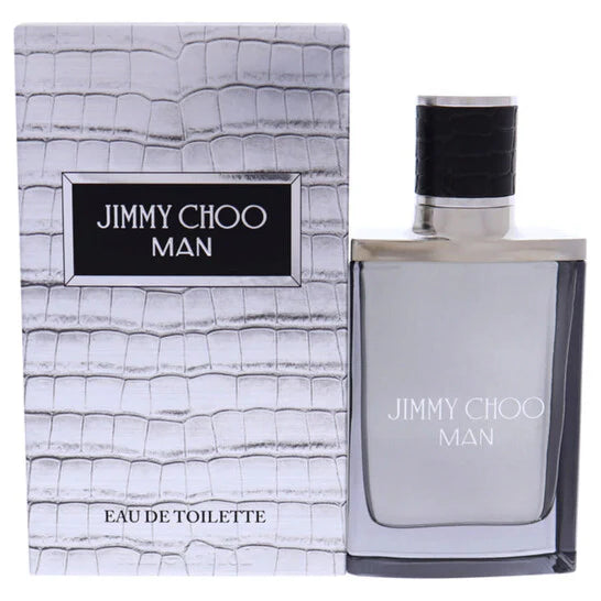 Jimmy Choo Man Eau de Toilette EDT Spray 1.7 oz 50 ml for Men | Fresh Aromatic Woody Fragrance