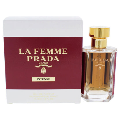 La Femme by Prada Eau de Parfum Spray for Women 3.4 Oz – Elegant Floral Amber Luxury Perfume