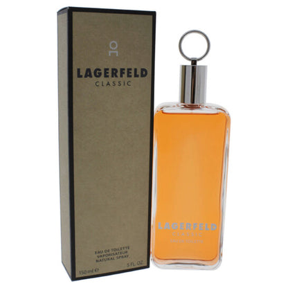 Karl Lagerfeld Lagerfeld Classic Eau de Toilette EDT Spray 3.3 oz 100 ml for Men | Warm Spicy Woody Fragrance