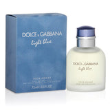 Dolce & Gabbana Light Blue Pour Homme Eau de Toilette EDT Spray for Men | Fresh Citrus Aquatic Fragrance