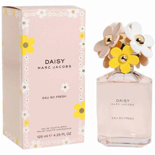 Marc Jacobs Daisy Eau So Fresh Eau de Toilette Spray for Women 4.2 Oz – Fresh Floral Fruity Perfume