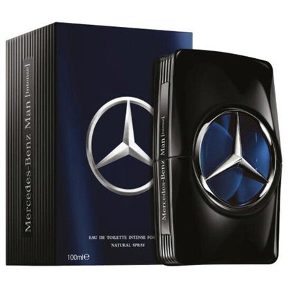 Mercedes-Benz Intense Eau de Toilette Spray for Men 3.4 Oz – Woody Spicy Luxury Cologne