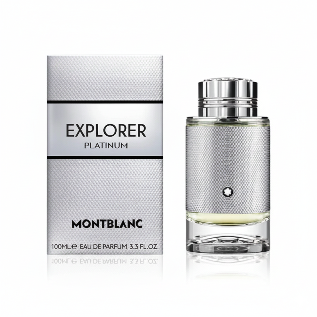 Montblanc Explorer Platinum Eau De Parfum for Men woody aromatic luxury fragrance