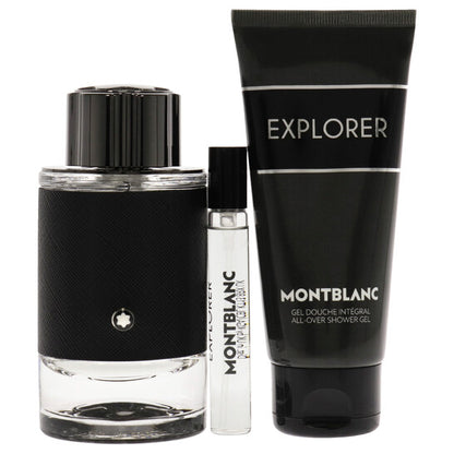 Montblanc Explorer Eau de Parfum Spray for Men 3.4 Oz – Woody Aromatic Adventure Cologne