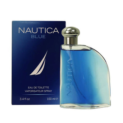 Nautica Blue Eau de Toilette Spray for Men 3.4 Oz – Fresh Aquatic Citrus Cologne