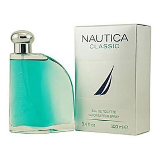 Nautica Classic Eau de Toilette Spray for Men 3.4 Oz – Aromatic Green Woody Cologne