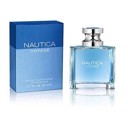 Nautica Voyage Eau de Toilette Spray for Men 3.4 Oz – Fresh Aquatic Woody Cologne