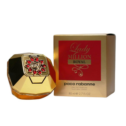 Lady Million Royal by Paco Rabanne Eau de Parfum Spray for Women 2.7 Oz – Bold Floral Fruity Luxury Perfume