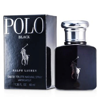 Polo Black by Ralph Lauren Eau de Toilette Spray for Men 4.2 Oz (Tester) – Smooth Woody Aromatic Cologne