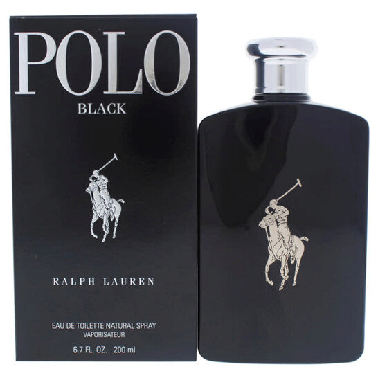 Polo Black by Ralph Lauren Eau de Toilette Spray for Men 4.2 Oz (Tester) – Smooth Woody Aromatic Cologne