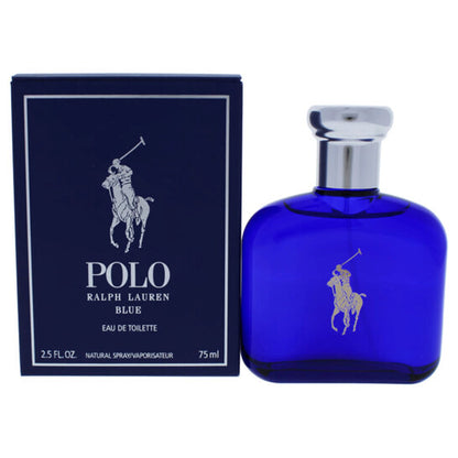Polo Blue by Ralph Lauren Eau de Toilette Spray for Men 4.2 Oz – Fresh Aquatic Aromatic Cologne