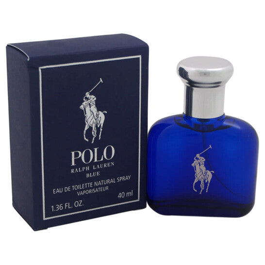 Polo Blue by Ralph Lauren Eau de Toilette Spray for Men 4.2 Oz – Fresh Aquatic Aromatic Cologne