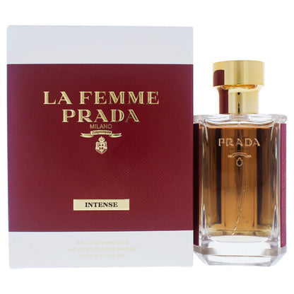 La Femme by Prada Eau de Parfum Spray for Women 3.4 Oz – Elegant Floral Amber Luxury Perfume