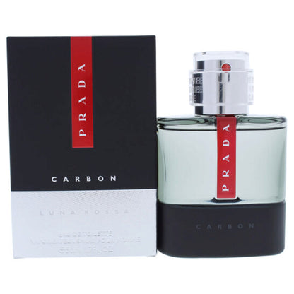 Luna Rossa Carbon by Prada Eau de Toilette Spray for Men 3.4 Oz – Fresh Spicy Woody Luxury Cologne