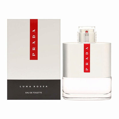 Luna Rossa by Prada Eau de Toilette Spray for Men 3.4 Oz – Fresh Aromatic Citrus Luxury Cologne