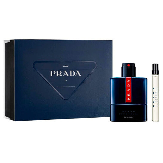Luna Rossa Ocean by Prada Eau de Toilette Spray for Men 3.3 Oz – Fresh Aquatic Woody Luxury Cologne