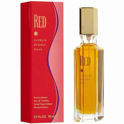 Giorgio Beverly Hills Red Eau de Toilette EDT Spray 1.7 oz 50 ml for Women | Bold Floral Oriental Fragrance