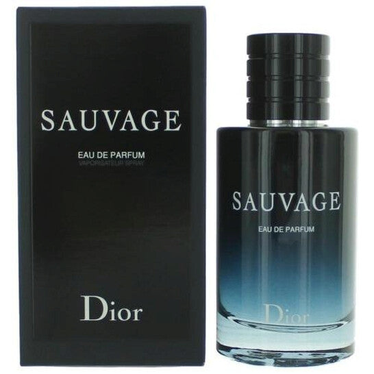 Dior Sauvage Eau de Parfum EDP Spray 3.4 oz 100 ml for Men | Fresh Spicy Aromatic Fragrance