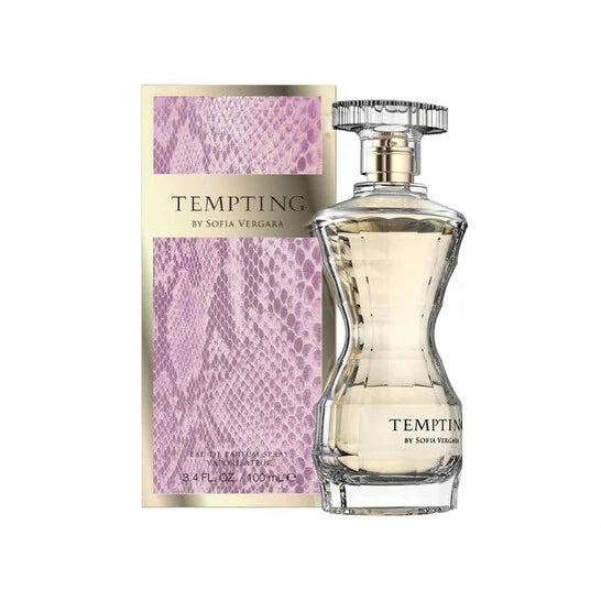 Tempting by Sofia Vergara Eau de Parfum Spray for Women 3.4 Oz – Warm Floral Gourmand Glam Perfume