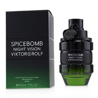 Viktor & Rolf Spicebomb Infrared Eau de Toilette 1.7 Oz / 50ml for Men – Warm Spicy Woody Fragrance