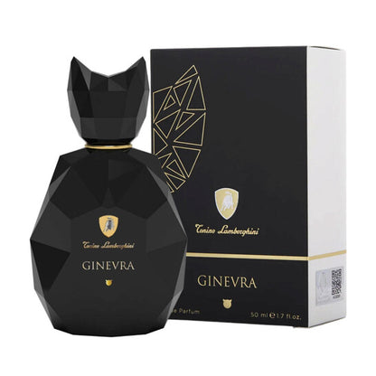 Ginevra Black by Tonino Lamborghini Eau de Parfum Spray for Women 3.4 Oz – Bold Floral Oriental Luxury Perfume