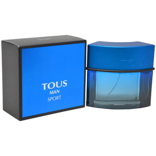 Tous Sport Eau de Toilette Spray for Men 3.4 Oz – Fresh Citrus Aromatic Sporty Cologne
