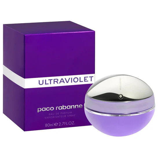 Ultraviolet by Paco Rabanne Eau de Parfum Spray for Women 2.7 Oz – Warm Floral Oriental Perfume