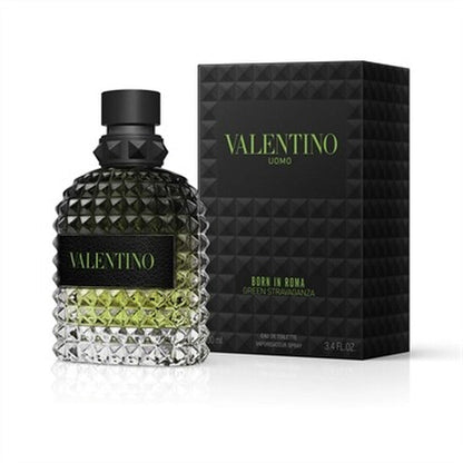 Valentino Uomo Born In Roma Green Stravaganza Eau de Toilette 1.7 Fl Oz / 50ml for Men – Fresh Green Woody Fragrance