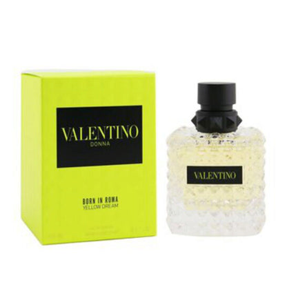 Valentino Born in Roma Yellow Dream Eau de Parfum 3.4 Oz / 100ml for Women – Floral Musky Luxury Perfume