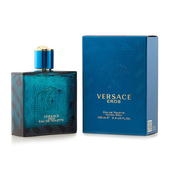 Versace Eros Eau de Toilette Mini 0.17 Oz / 5ml for Men – Fresh Minty Woody Fragrance