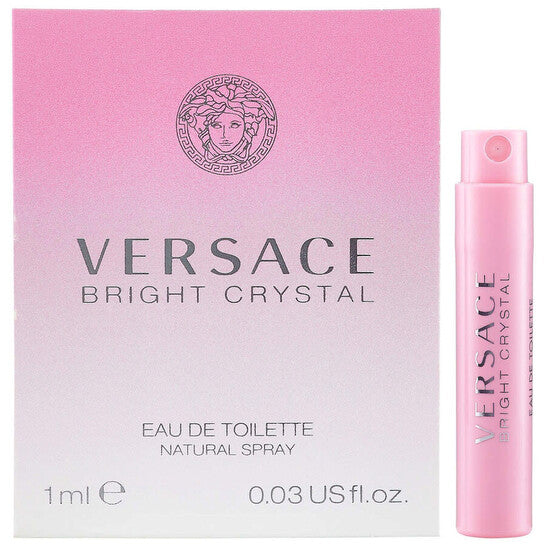 Versace Bright Crystal Eau de Toilette 3 Oz / 90ml for Women – Fresh Floral Fruity Fragrance