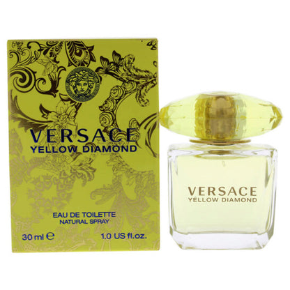 Versace Yellow Diamond Eau de Toilette 6.8 Fl Oz / 200ml for Women – Fresh Floral Citrus Fragrance