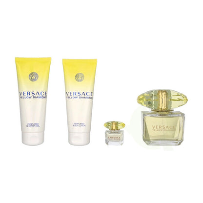 Versace Yellow Diamond Eau de Toilette 3.0 Oz / 90ml for Women – Fresh Floral Citrus Fragrance