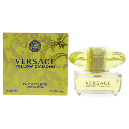Versace Yellow Diamond Eau de Toilette 3.0 Oz / 90ml for Women – Fresh Floral Citrus Fragrance