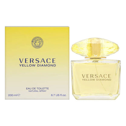 Versace Yellow Diamond Eau de Toilette 3.0 Oz / 90ml for Women – Fresh Floral Citrus Fragrance